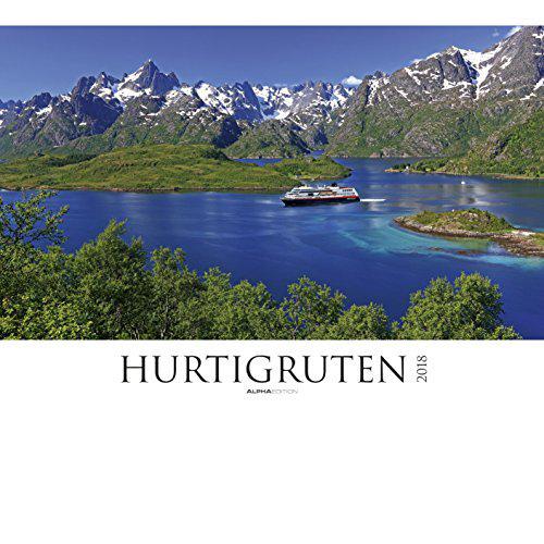 Calendario da muro Hurtigruten 2018