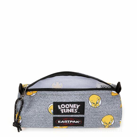 Astuccio Benchmark Single Looney Tunes Tweety Grey: Astucci di Eastpak