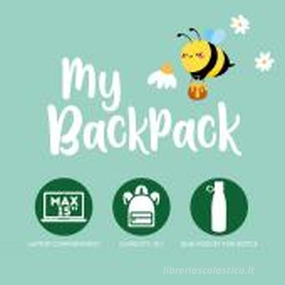 Zaino Legami My Backpack Ape verde-Bee green