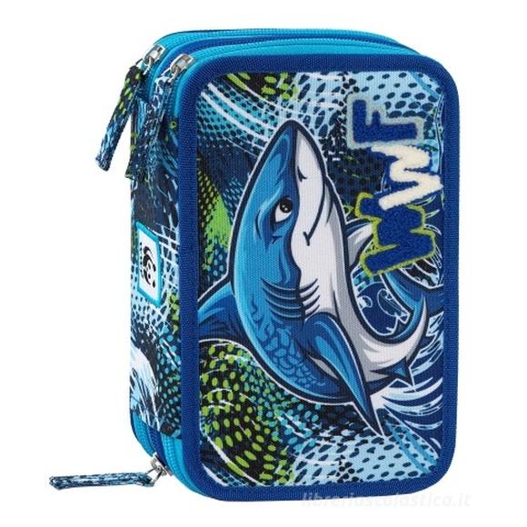 Astuccio 3 Zip WWF Squalo