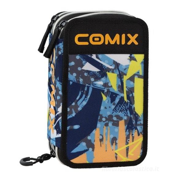 Astuccio 3 Zip Comix Wbs 2.0 Mix Blu