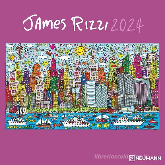 Calendario 2024 James Rizzi cm 30x30
