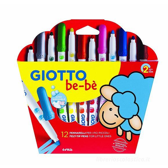 Confezione 12 pennarelli lavabili Giotto be-bè