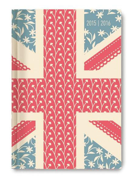 Diario settimanale 2016 Collegetimer Union Jack A6