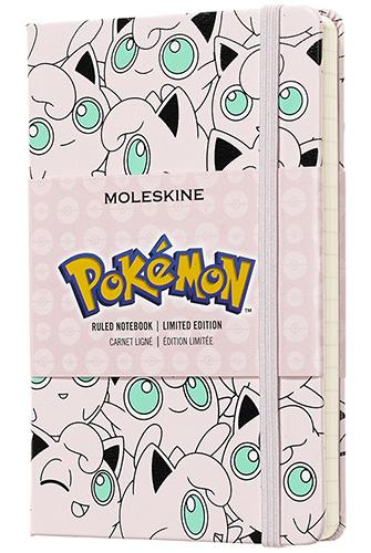 Moleskine taccuino con copertina rigida a righe pocket. Pokémon Jigglypuff. Limited edition