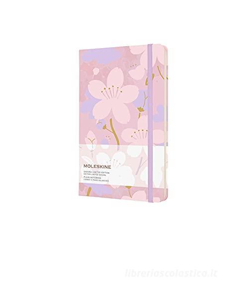 Moleskine - Taccuino Sakura pagine bianche - Large copertina rigida