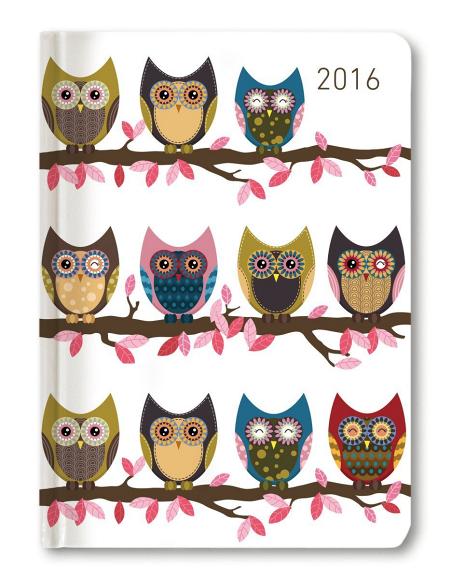 Ladytimer Owls Agenda Settimanale 2016