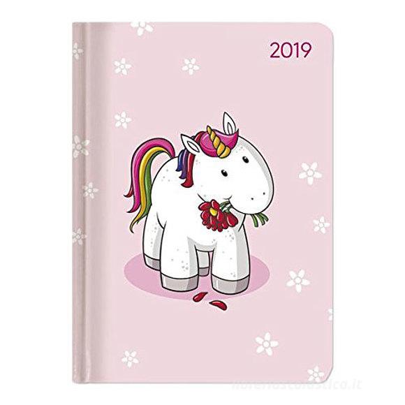 Agenda 2019 settimanale 12 mesi Ladytimer Unicorn