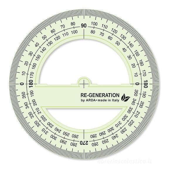 Goniometro Re-Generation 360 gradi 12 cm: Goniometri di Arda