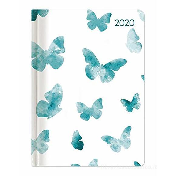 Agenda 12 mesi settimanale 2020 Ladytimer Butterflies