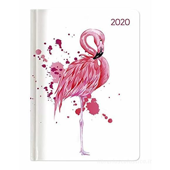 Agenda 12 mesi settimanale 2020 Ladytimer Flamingo