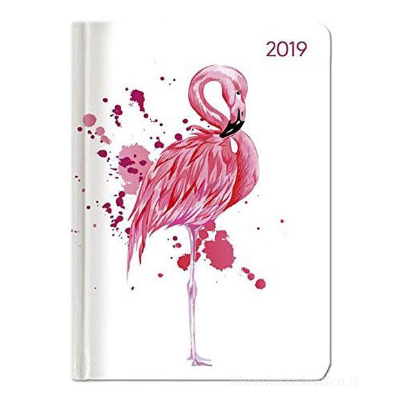 Agenda 2019 settimanale 12 mesi Ladytimer Flamingo