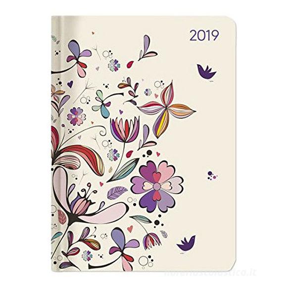 Agenda 2019 settimanale 12 mesi Ladytimer Flower Art