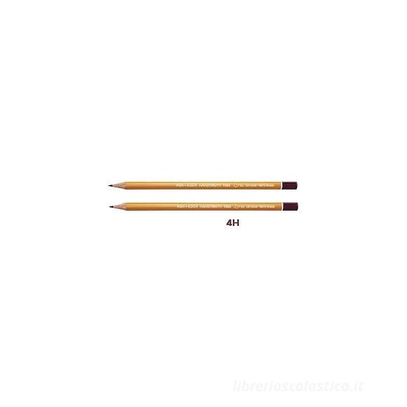 Confezione 2 matite in grafite da disegno Hardtmuth 1500 4H