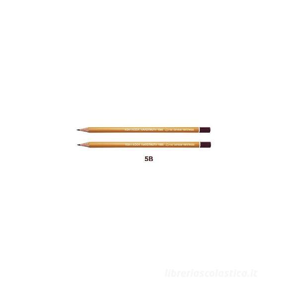Confezione 2 matite in grafite da disegno Hardtmuth 1500 5B