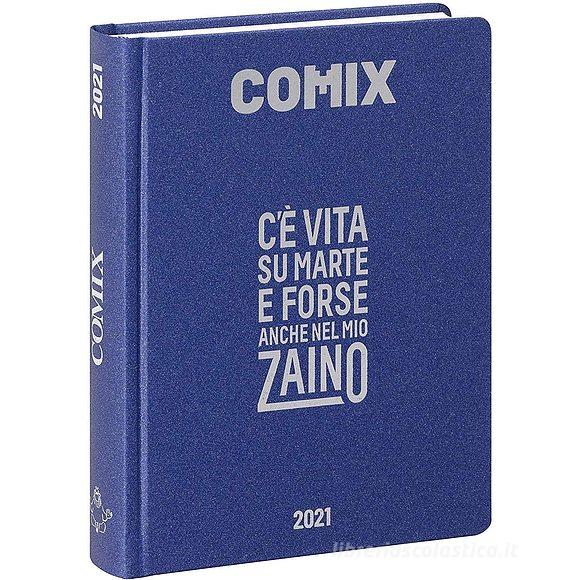 Comix 2020-2021. Diario agenda 16 mesi mini. Blu