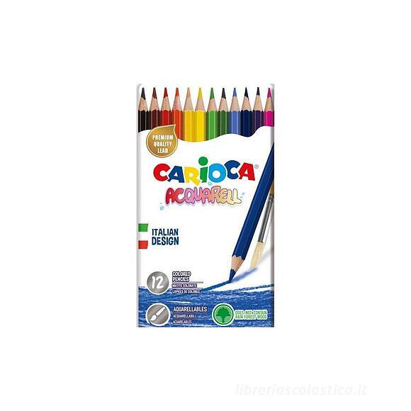 Confezione 12 matite colorate acquarellabili Acquarell