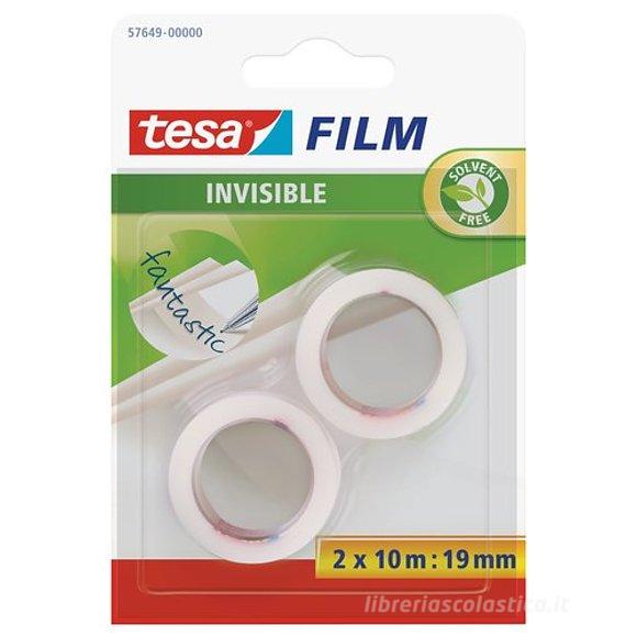 Confezione 2 rotoli di nastro adesivo Tesafilm Invisible