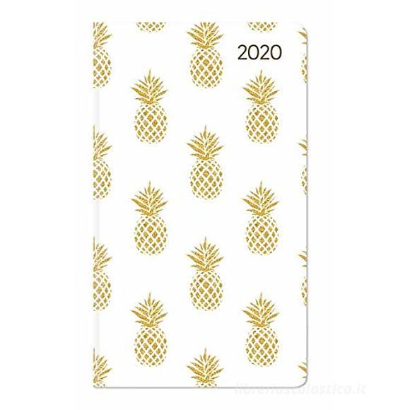 Agenda 12 mesi settimanale 2020 Ladytimer Slim Pineapple