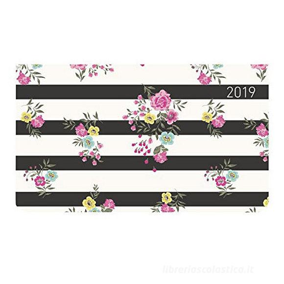 Agenda 2019 orizzontale settimanale 12 mesi Ladytimer Pad Little Roses