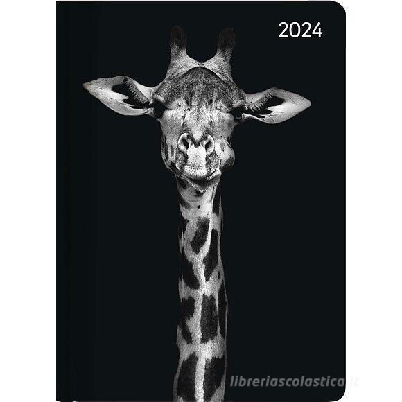 Agenda 12 mesi settimanale 2024 Ladytimer Midi Wildlife Art cm 12x17