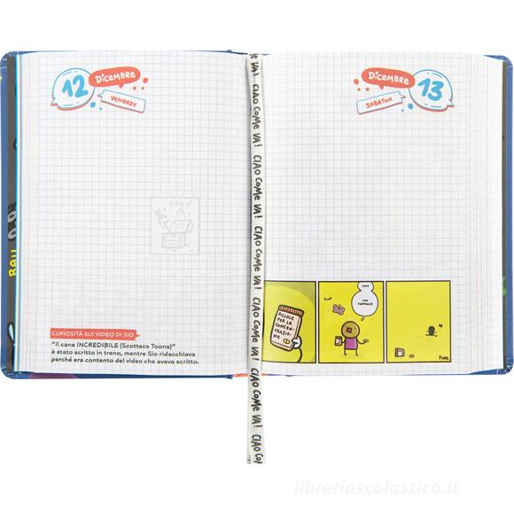 Comix 2025-2026. Agenda 16 mesi medium Scottecs by Sio. Unicottero