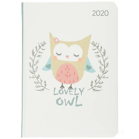 Agenda 12 mesi settimanale 2020 Ladytimer Lovely Owl
