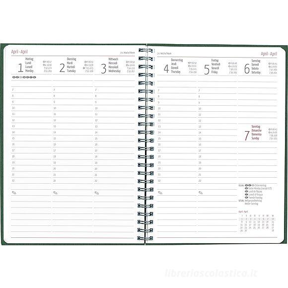 Agenda 12 mesi settimanale da tavolo 2024 Nature Line Pine cm 29,7x13,5:  Settimanali di Alpha Edition