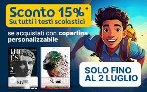 Promozione Sconto 15% su tutti i Testi Scolastici acquistati nuovi con copertina personalizzabile 2025